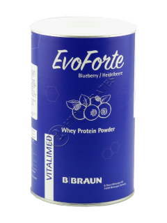 Evo Forte Blueberry protein powder 