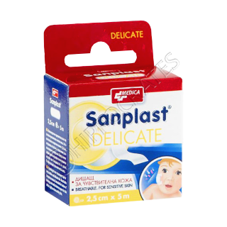 Emplastru Sanplast Delicate 2.5 cm x 5 m