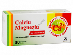 Calciu + Magneziu cu Vitamina D3