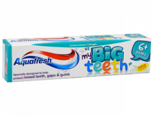 Pasta de dinti pentru copii Aquafresh Big Teeth 6 ani+