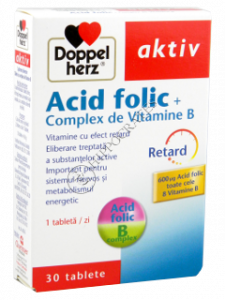 Doppelherz Ac.folic + Complex de Vitamine B Retard