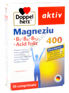 Doppelherz Magneziu + Vit.B + Ac.Folic