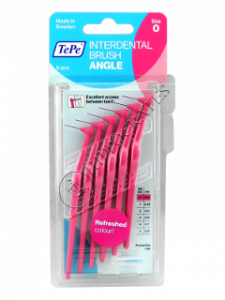 TePe Set de perii interdentare angulate, 0.4 mm, size 0