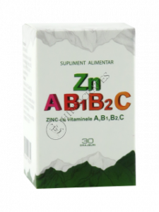 Zinc cu Vitamine A, B1, B2, C