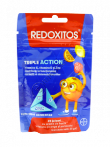 Redoxitos Triple Action Vit. C + Zn + Vit. D (copii)