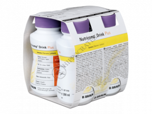 Nutricomp Drink Plus banana (SET 4 fl)