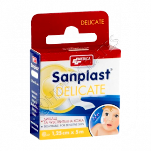 Emplastru Sanplast Delicate 1.25 cm x 5 m