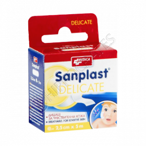 Emplastru Sanplast Delicate 2.5 cm x 5 m